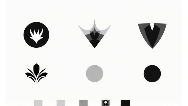 Various logo orientations and lockups displayed on a grid, showing primary, secondary, and icon versions.
