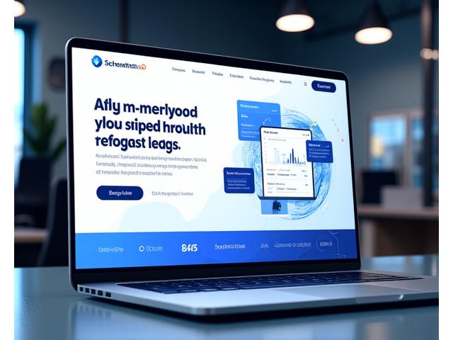 Tech Innovators startup landing page, clean and modern design with clear call to action