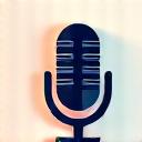 An illustration of a microphone next to a web browser, symbolizing voice control software compatibility for website navigation and interaction.