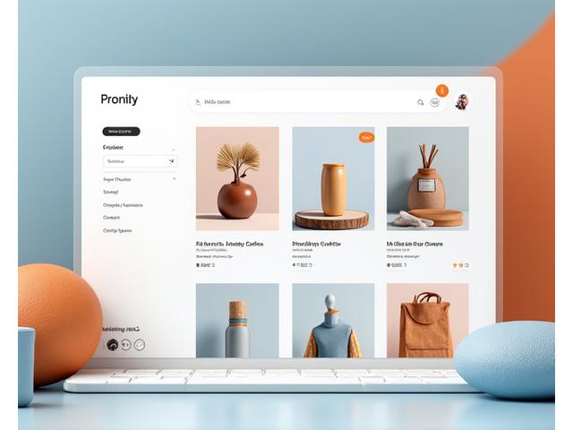 Screenshot of a modern, responsive e-commerce website selling artisanal goods, featuring clean product displays and user-friendly navigation.