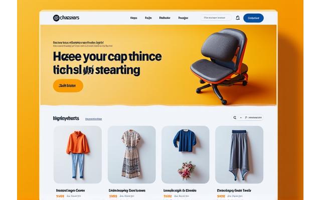 Example of a high-converting e-commerce web design with strong visual merchandising, seamless checkout, and product focusing elements.